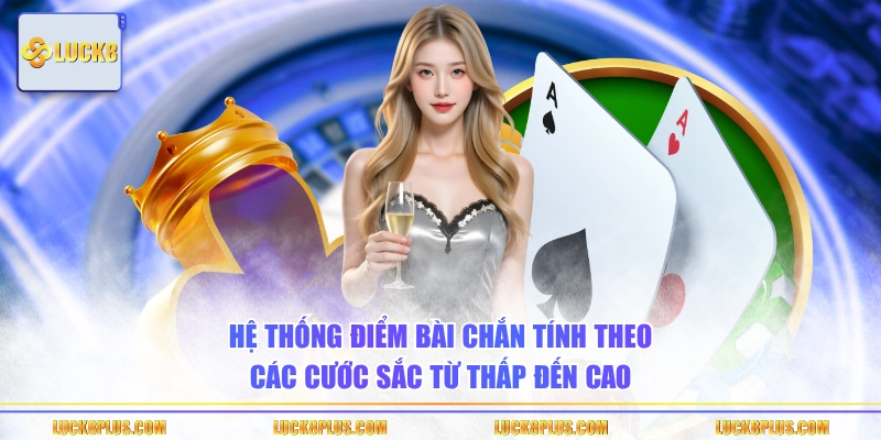 Hệ thống điểm bài Chắn tính theo các cước sắc từ thấp đến cao